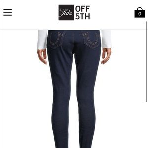 True Religion Jennie Curve High Rise Skinny Jean